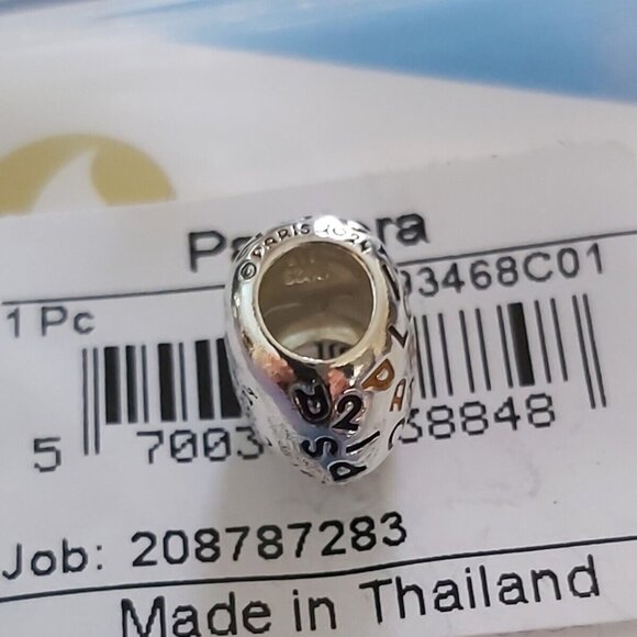 Pandora *France Exclusive* Paris 2024 Paralympic Games Heart Charm 793468C01 - Picture 9 of 13